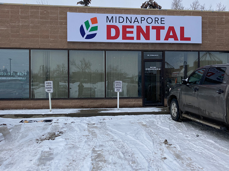 front view of midnapore dental wellness